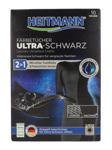 Heitmann ultrafekete színfrissítő kendő