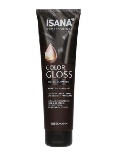 Isana Hair Professional Color Glossing hajszínmegújító krém /Deep Black