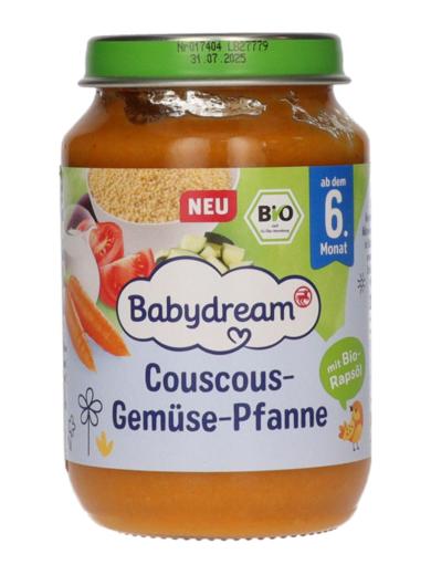 Babydream Bio serpenyős zöldséges kuszkusz 6 hónapos kortól