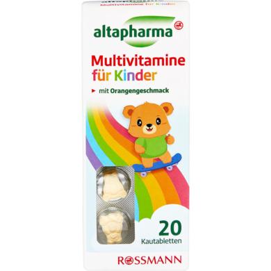 Altapharma multivitamin rágótabletta gyerekeknek - 20 db