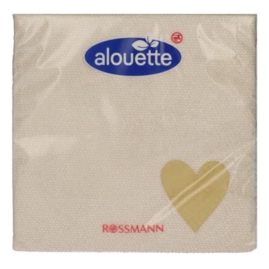 Alouette szalvéta 3 rétegű 25x25 cm