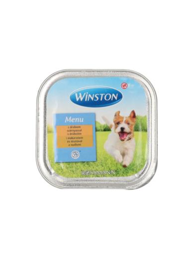 Winston Fenséges Menü alutasak kutyáknak, szárnyashússal és tésztával