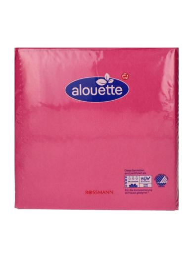 Alouette szalvéta 3 rétegű 33x33 cm /fukszia