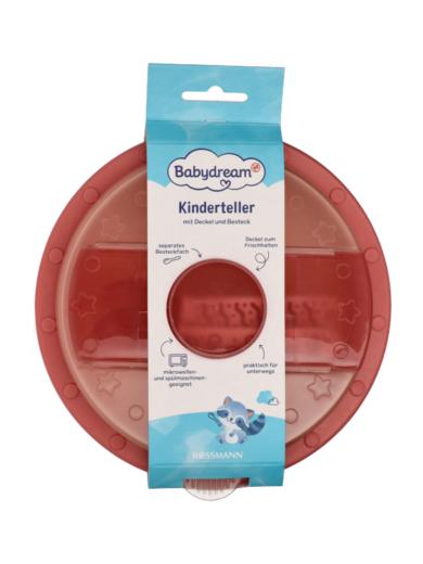 Babydream  gyerektányér evőeszközzel