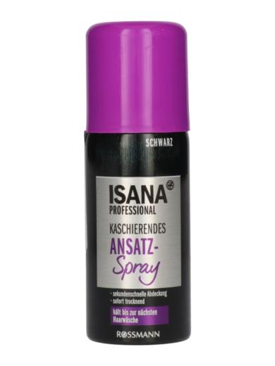 Isana Hair Fekete Hajszínező spray