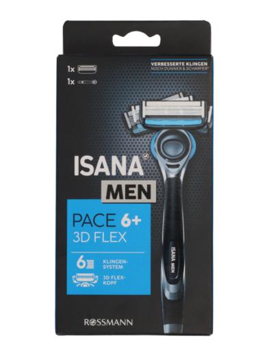 Isana Men 6 + 1 pengés borotva készülék + 1 betét