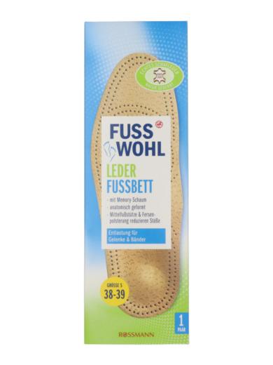 Fuss Wohl bőr talpbetét S 38/39