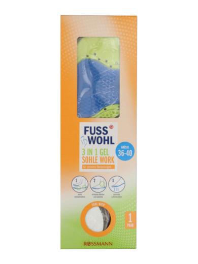 Fuss Wohl zselés talpbetét női 36-40