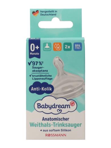 Babydream etető cumi széles 0 hónapos kortól