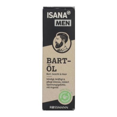 Isana Men Premium szakállápoló olaj argán&jojoba