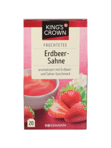 King's Crown Tea eper-tejszín ízben