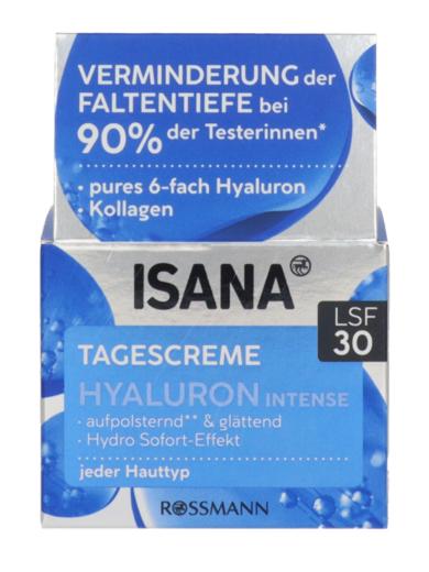 Isana Hyaluron Intense nappali krém SPF30