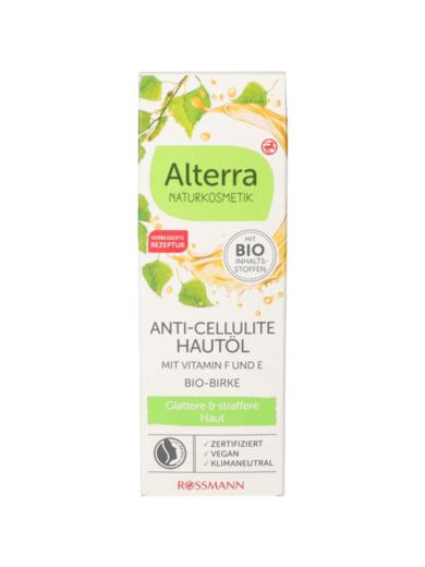 Alterra bőrápoló olaj anti-cellulit nyírfa