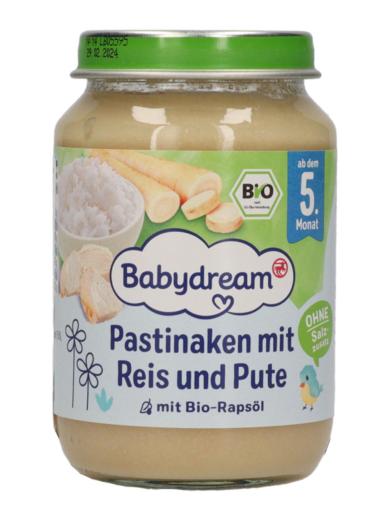 Bio pasztinák rizzsel és pulykahússal- 5 hónapos kortól