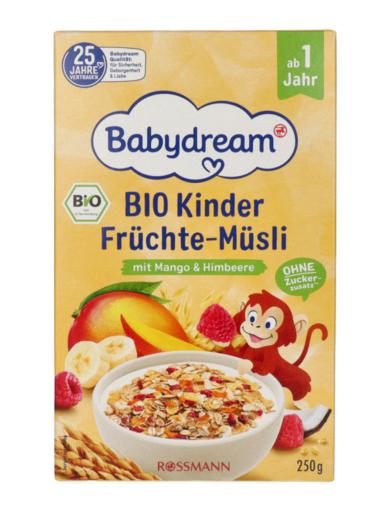 Babydream bio gyümölcsös müzli 1 éves kortól