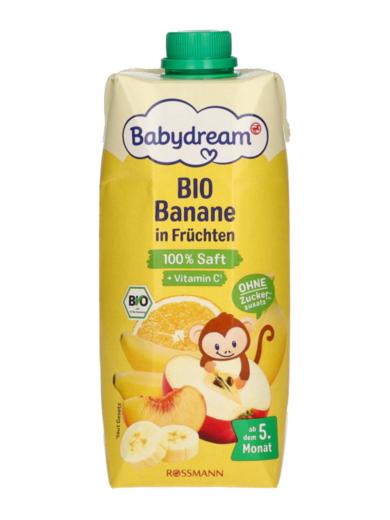 Babydream Bio Ital Tetradobozos Vegyes Gyümölcs Banánnal 5 Hónapos Kortól