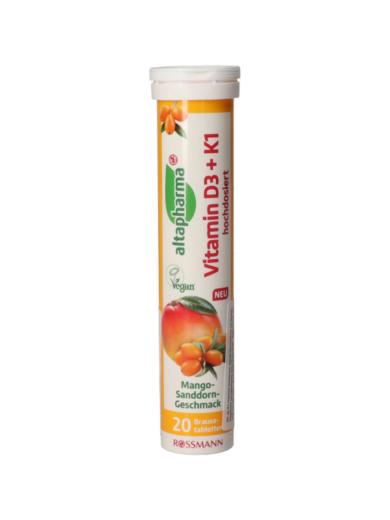Altapharma pezsgőtabletta D+K vitamin