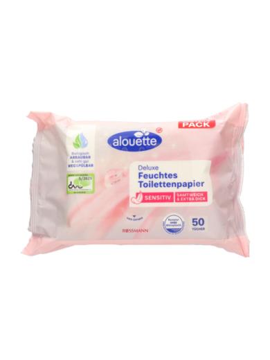 Alouette Sensitive nedves toalett papír 3x50 db