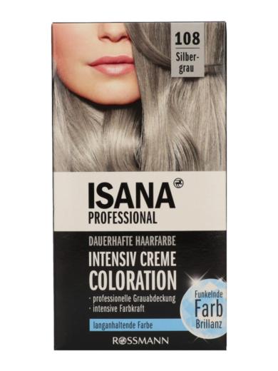 Isana Professional intenzív krémhajfesték /108 ezüst szürke