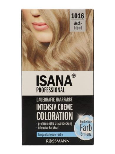 Isana Professional intenzív krémhajfesték  /1016 hamuszőke