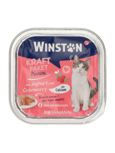 Winston alutál macskák számára joghurttal és áfonyával