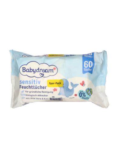Babydream Classic törlőkendő (3x60 db)