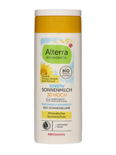 Alterra Sensitiv naptej SPF 30