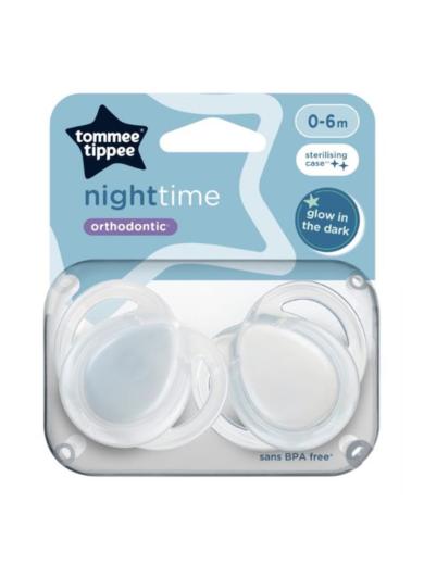 Tommee Tippee night játszócumi 0-6 hónapos kortól
