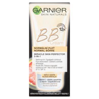 Garnier Skin Naturals All-In-One Perfecting Care BB Krém Normál Bőrre Világos Árnyalat SPF 15
