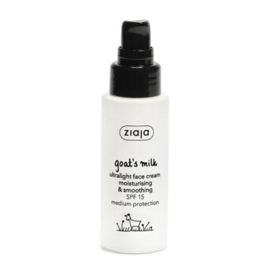 Ziaja Kecsketejes Ultralight arckrém SPF15 - 50 ml