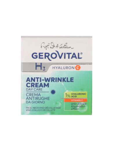 Gerovital H3 Hyaluron ránctalanító nappali arckrém, C-vitaminnal