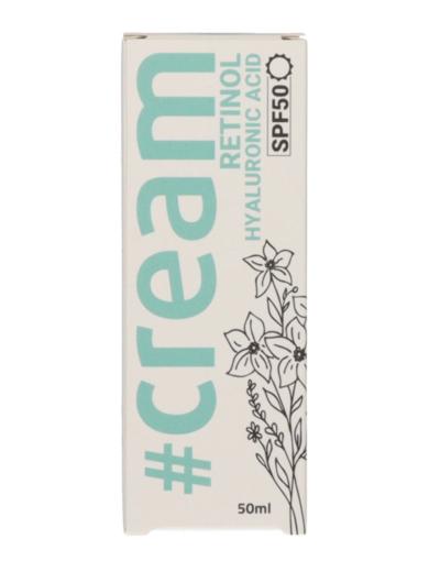 Keve Retinol + Hialuronsav fényvédő arckrém SPF50