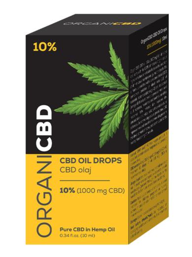 OrganiCBD CBD olaj 10% (1000mg)