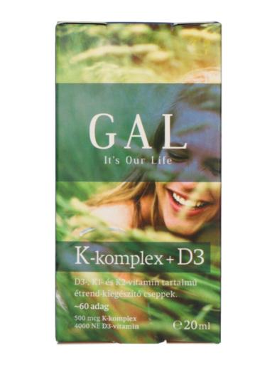 Gal K-Komplex + D3-vitamin étrend-kiegészítő csepp