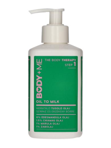 Body + Me Oil to Milk tusoló olaj