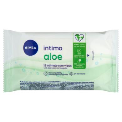 Nivea Intimo intim törlőkendő aloe