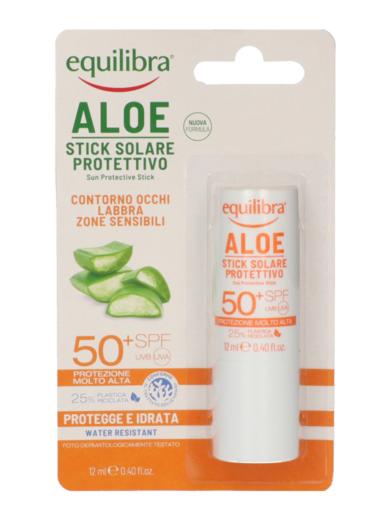 Equilibra Aloe fényvédő stick SPF50
