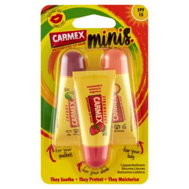 Carmex Minis ajakbalzsam SPF 15 3 db