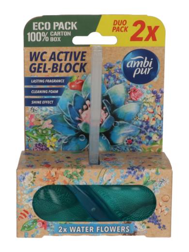 Ambi Pur Water Flower aktív WC illatosító 2x45g