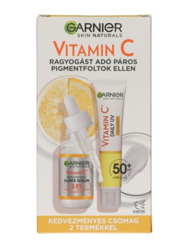 Garnier Vitamin C szérum és Daily UV fluid duopack
