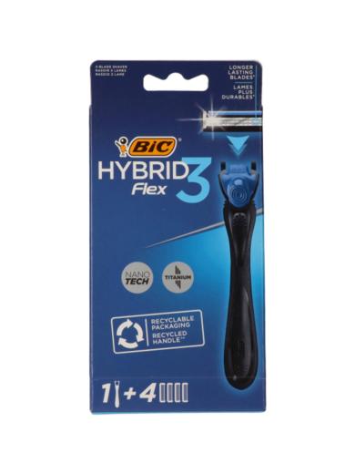 Bic flex3 hybrid borotvakészülék 4 db betéttel
