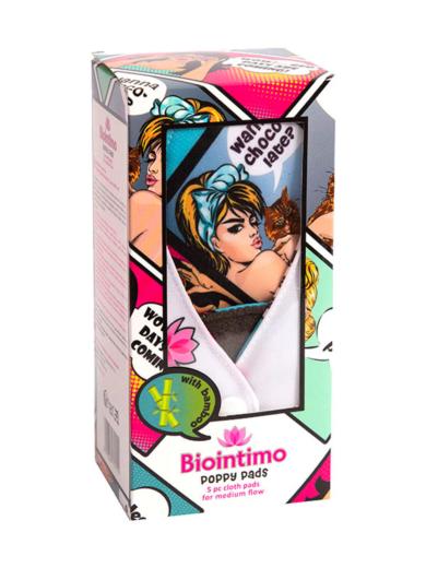 Biointimo intimbetét mosható poppy pads