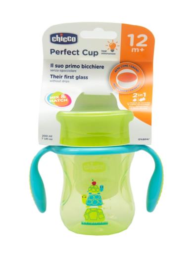 Chicco Perfect 360 Zöld/narancs Itatópohár 12 Hónapos Kortól