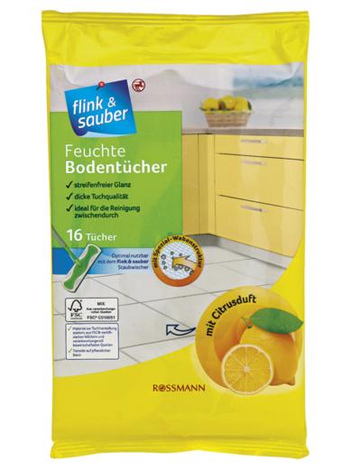 Flink&Saube nedves padlótörlőkendő