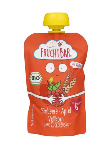 Fruchtbar Bio Gyümölcspüré Málna- Alma- Gabona 6 Hónapos Kortól