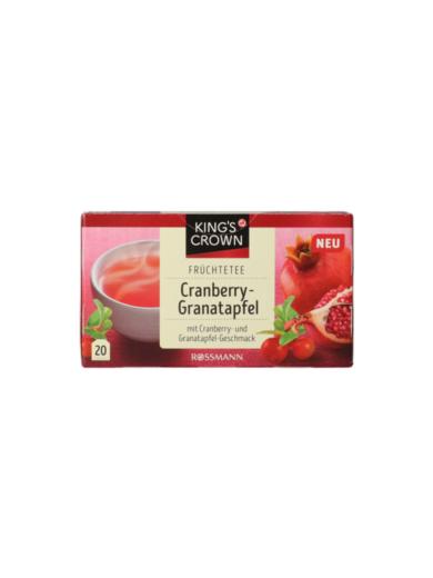 King's Crown áfonya-gránátalma tea