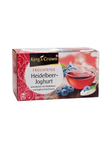 King's Crown Tea áfonya-joghurt ízben
