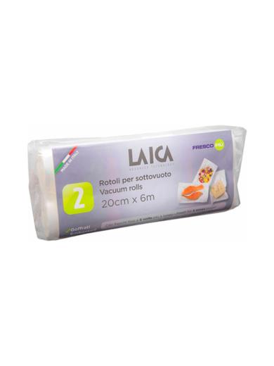 Laica vákuum légcsatornás, BPA mentes csomagoló tömlő 20x600 cm - 2 db tekercs