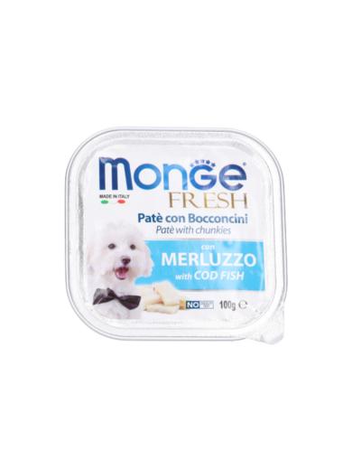 Monge alutál kutyáknak tőkehal falatkák