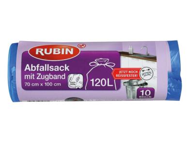 Rubin Önzáró Szalaggal 120L Szemetes Zsák